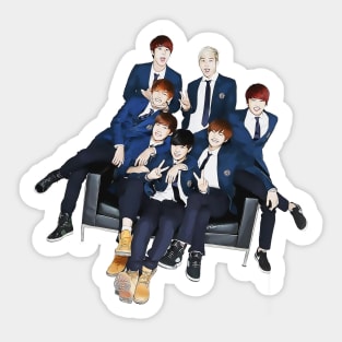 Bangtan Boys Cute Sticker